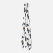 Pinguine zeichnend Krawatte (Rückseite)