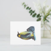 Pinguine Zeichnend Postkarten (Stehend Vorderseite)