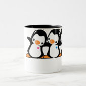 Pinguine Zweifarbige Tasse (Mittel)