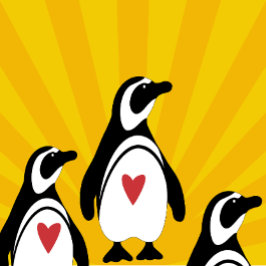 Pinguine Zweifarbige Tasse
