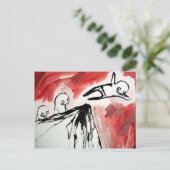 Pinguineis Postkarte (Stehend Vorderseite)