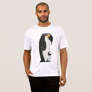 Pinguineltern und Küken Bindungskunst T-Shirt
