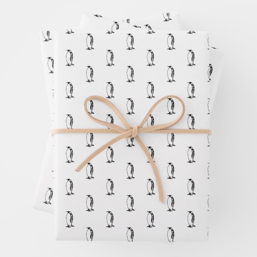 Pinguinempervogel Geschenkpapier Set (Beispiel)
