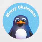 Pinguinetikett Etiketten (Design 2)