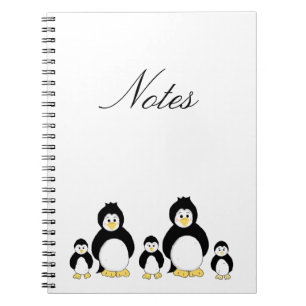Pinguinfamilie Notizblock
