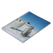 Pinguinfamilie Notizblock (Linke Seite)