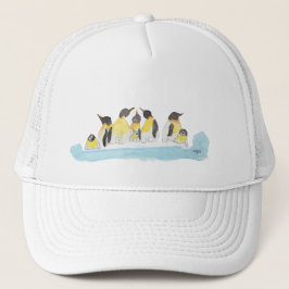 Pinguinfamilie Truckerkappe