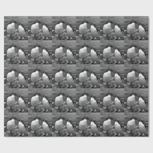Pinguinfarbexplosion Geschenkpapier (Flach)