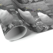 Pinguinfarbexplosion Geschenkpapier (Rolleneckpunkt)