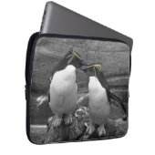 Pinguinfarbexplosion Laptopschutzhülle (Vorne Rechts)