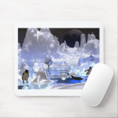 Pinguinfeiertag der Kunst 3d Mousepad (Mit Mouse)