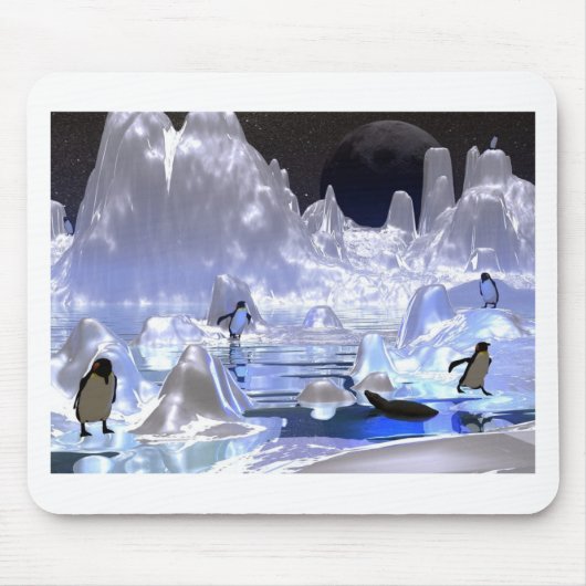 Pinguinfeiertag der Kunst 3d Mousepad (Vorne)
