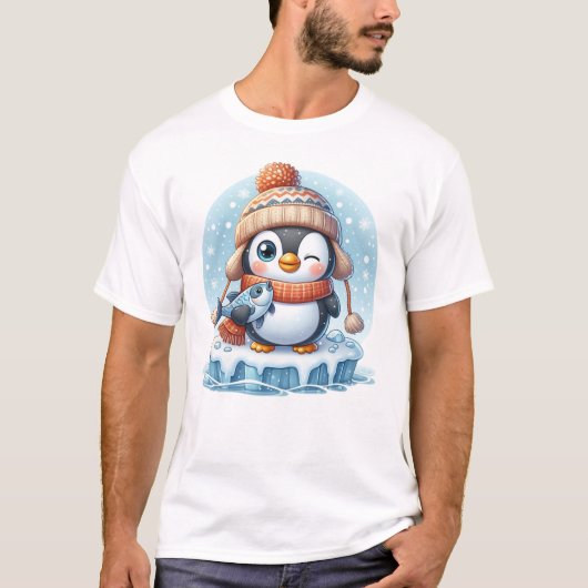 Pinguinfischer T-Shirt (Vorderseite)