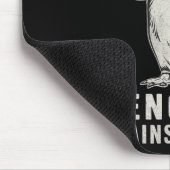 Pinguinflossen hoch Mittelfinger Pinguine gegen Mousepad (Ecke)