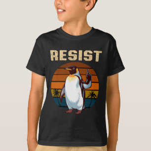 Pinguinflossen rauf wehren sich lustige Pinguine d T-Shirt