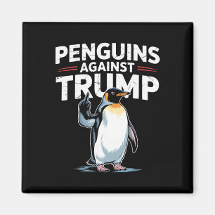 Pinguinflossen rauf wehren sich lustige Pinguine g Magnet