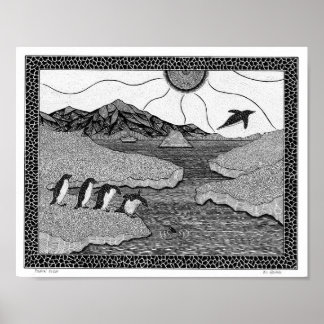 Pinguinflug Poster