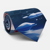 Pinguinfreunde im niedlichen Cartoon. Krawatte (Gerollt)