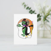 PinguinFrog Logo-Produkte Postkarte (Stehend Vorderseite)