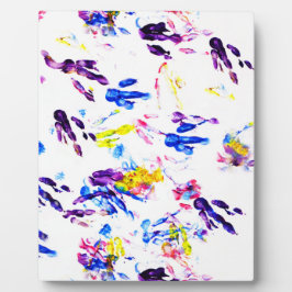 Pinguinfußspuren Fotoplatte