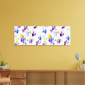 Pinguinfußspuren Leinwanddruck (Insitu (Wohnzimmer))