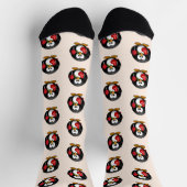 Pinguingeschenke zum Valentinstag Socken (Oben)
