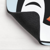 Pinguingesicht Mousepad (Ecke)