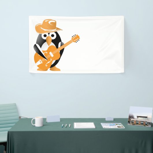 Pinguingitarrist Banner (Messeveranstaltung)