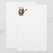 Pinguingitarrist Briefpapier (Vorne/Hinten)