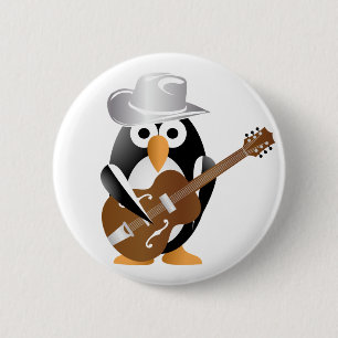 Pinguingitarrist Button