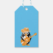 Pinguingitarrist Geschenkanhänger (Vorderseite)