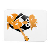 Pinguingitarrist Magnet (Horizontal)