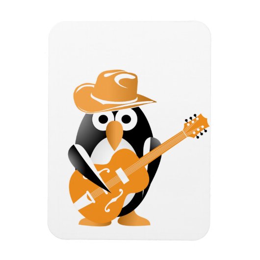 Pinguingitarrist Magnet (Vertikal)