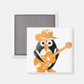 Pinguingitarrist Magnet (Vorderseite/Rückseite)