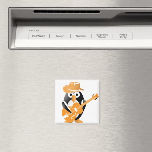 Pinguingitarrist Magnet (In Situ (Geschirrspüler))