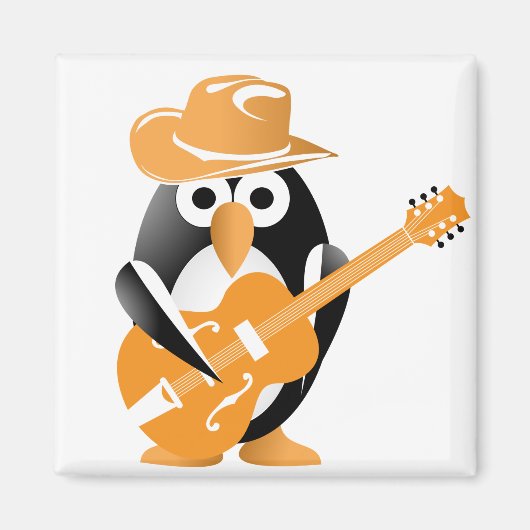 Pinguingitarrist Magnet (Vorne)