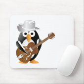 Pinguingitarrist Mousepad (Mit Mouse)