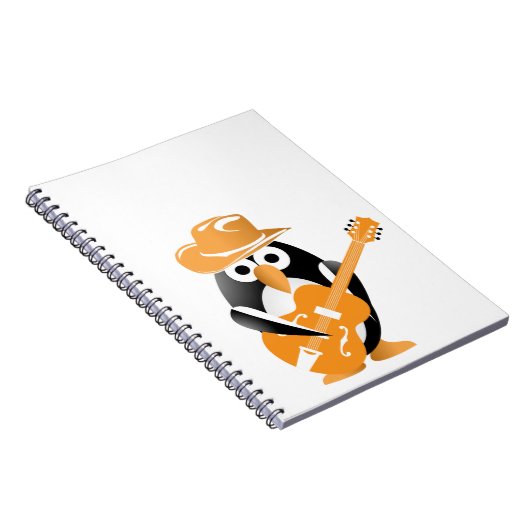Pinguingitarrist Notizblock (Rechte Seite)