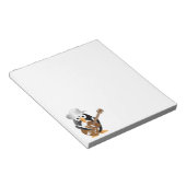 Pinguingitarrist Notizblock (angewinkelt)