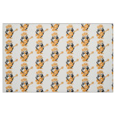 Pinguingitarrist Stoff (Fat Quarter (45,7 x 55,9 cm))
