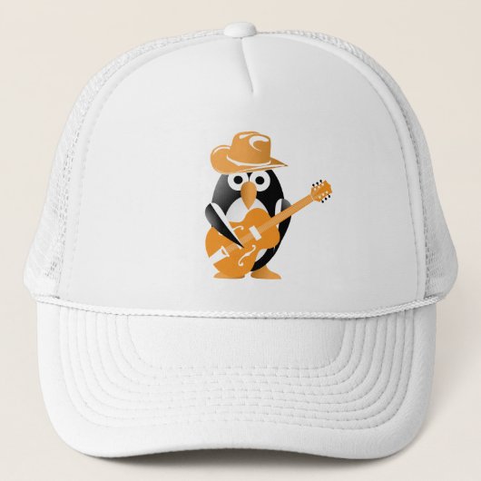 Pinguingitarrist Truckerkappe (Vorderseite)