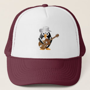 Pinguingitarrist Truckerkappe