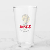 Pinguinglas-Cup im Neujahr Glas (Rückseite)