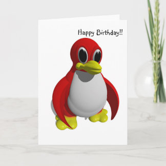 Pinguinkarte Karte