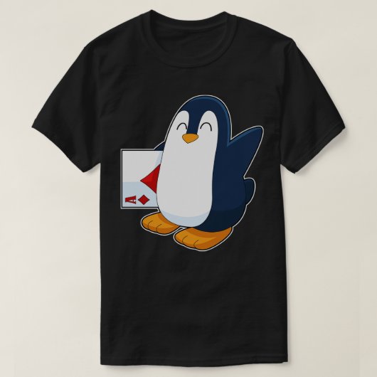 Pinguinkarten T-Shirt (Design vorne)