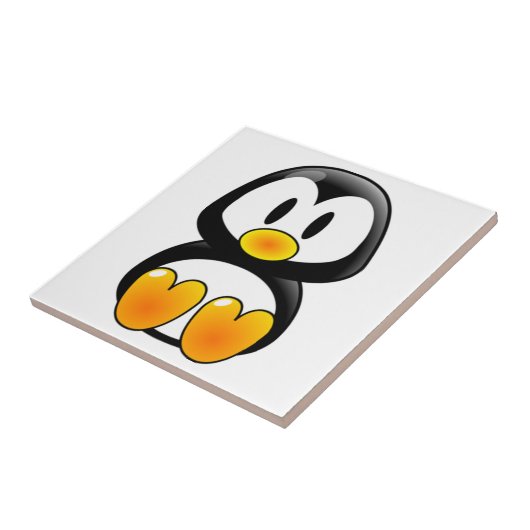 Pinguinkleber Fliese (Seite)