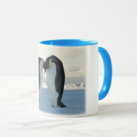 Pinguinkuss Tasse (VorderseiteRechts)