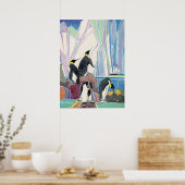 Pinguinland Poster (Küche)