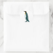 Pinguinlinux-Bild Runder Aufkleber (Tasche)