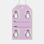 Pinguinmotiv Geschenkanhänger (Vorderseite)